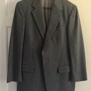 Brooks Brothers Sport Coat Blazer 40R Houndstooth Multicolor
